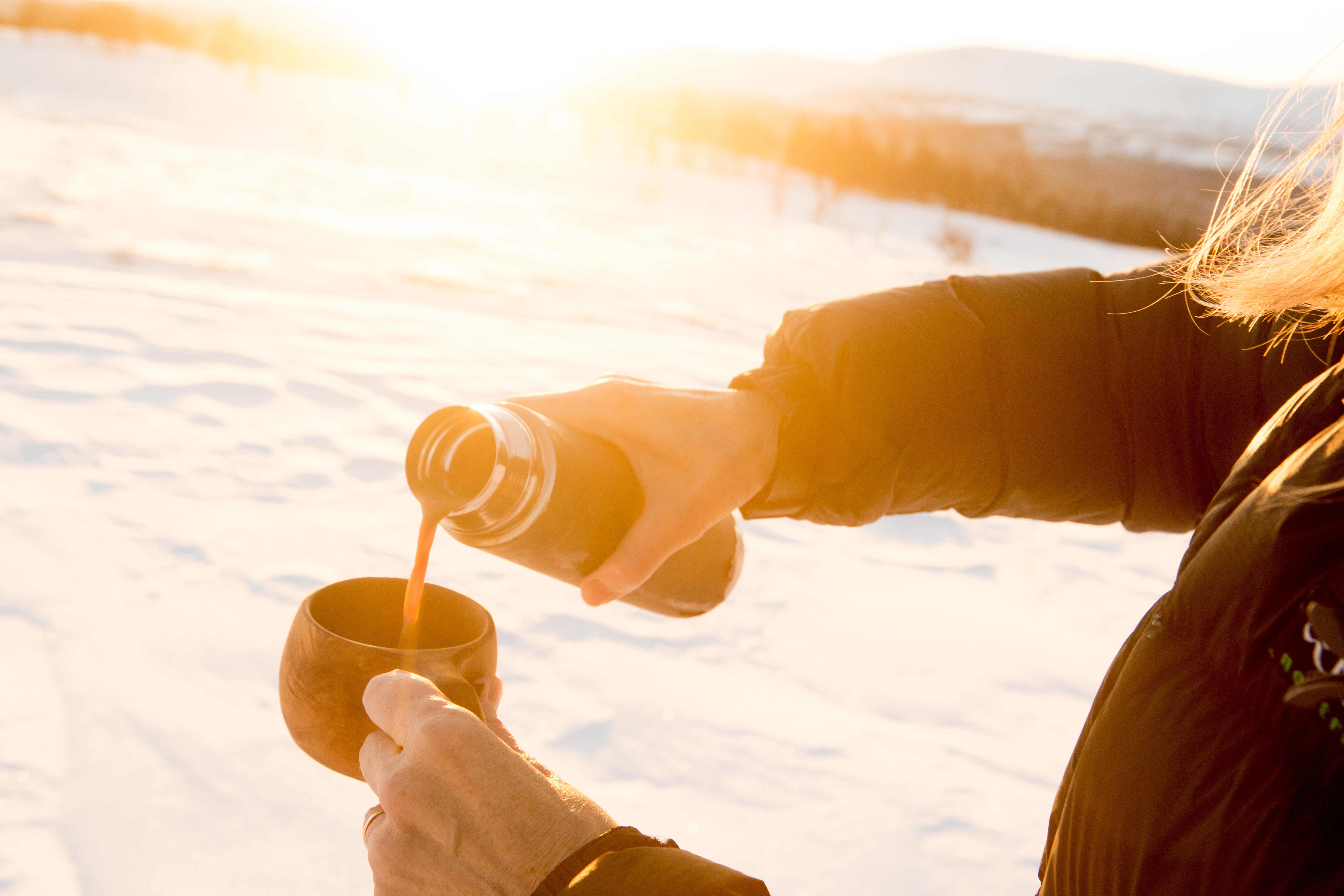 Tänndalen kaffepaus i skidspåret