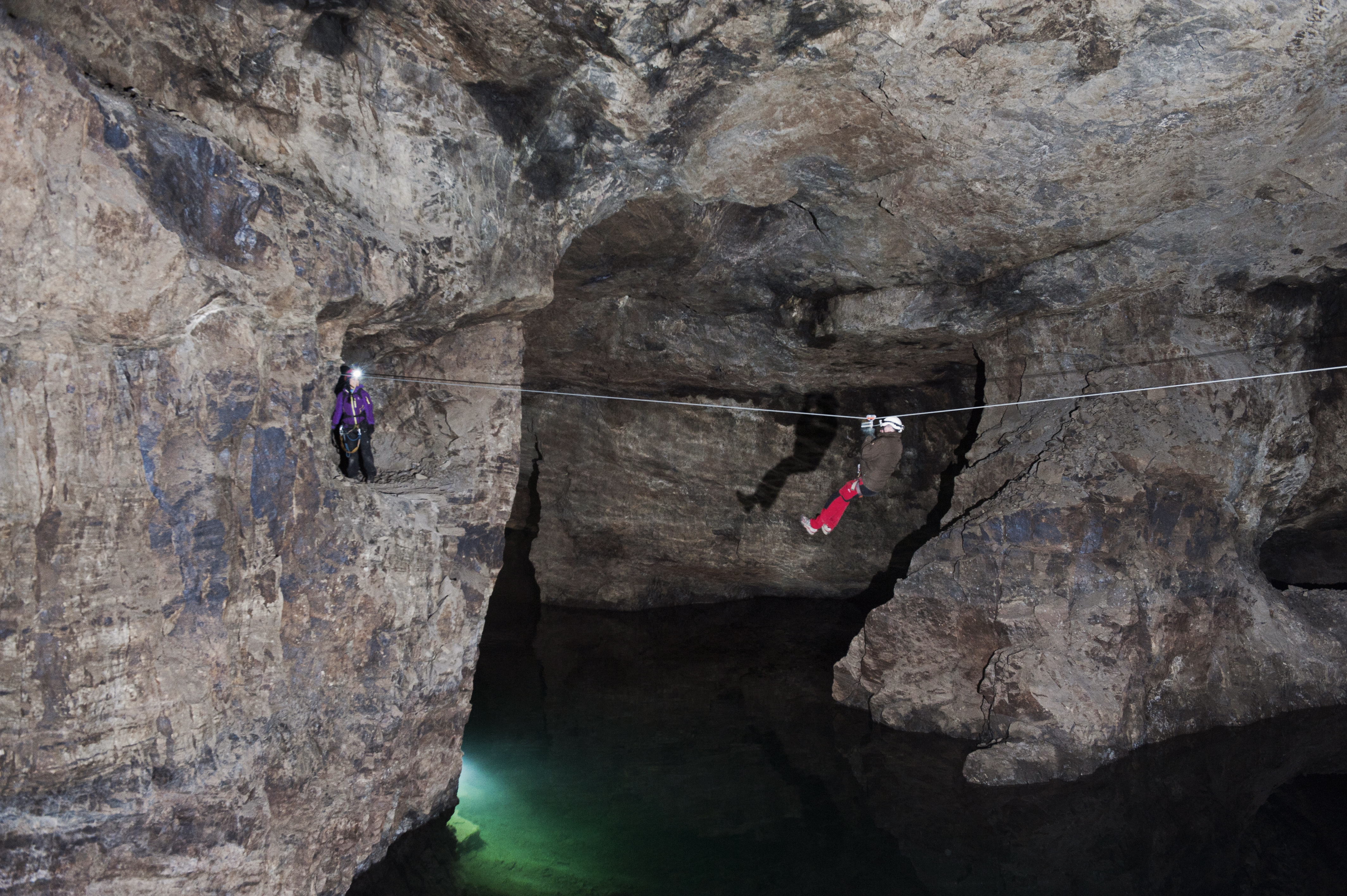 Tuna-Hästberg äventyrsgruva linbana