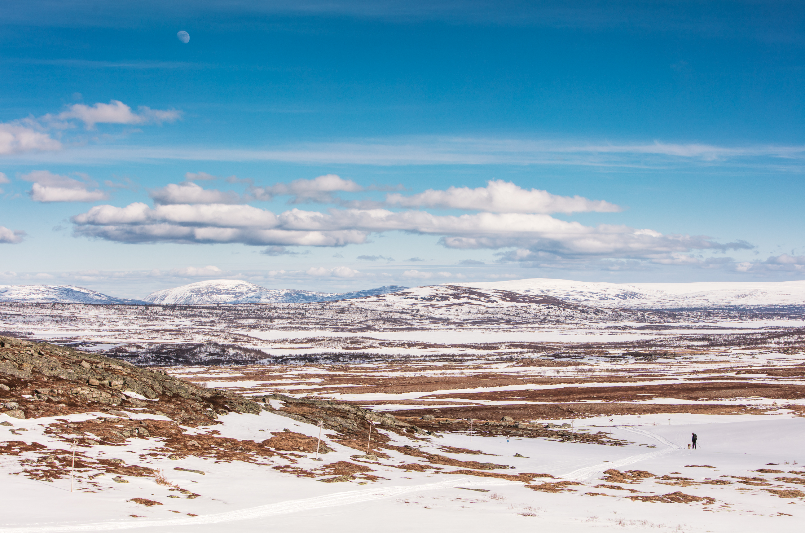 Anarisfjällen skidåkning