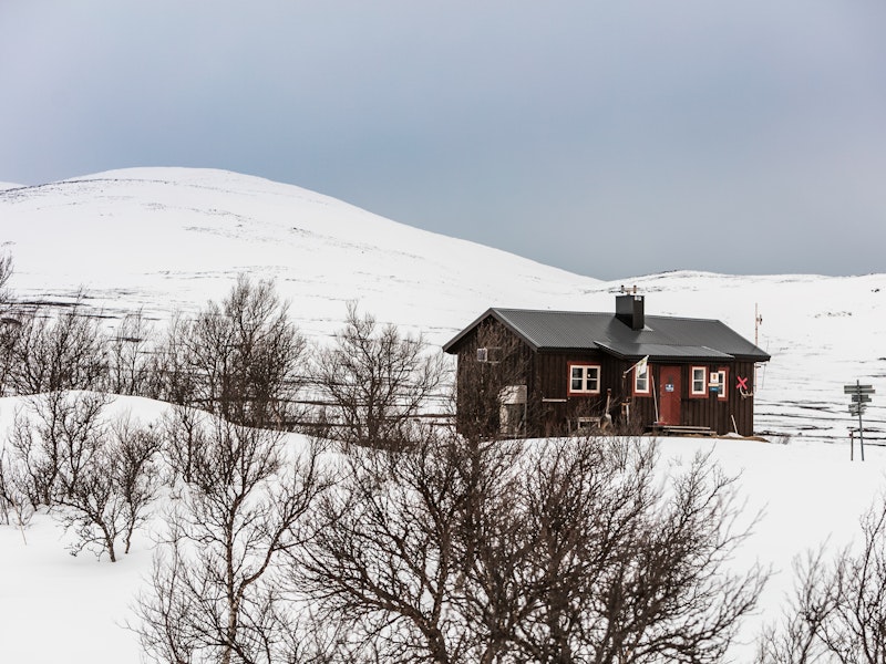 Anarisfjällen skidåkning