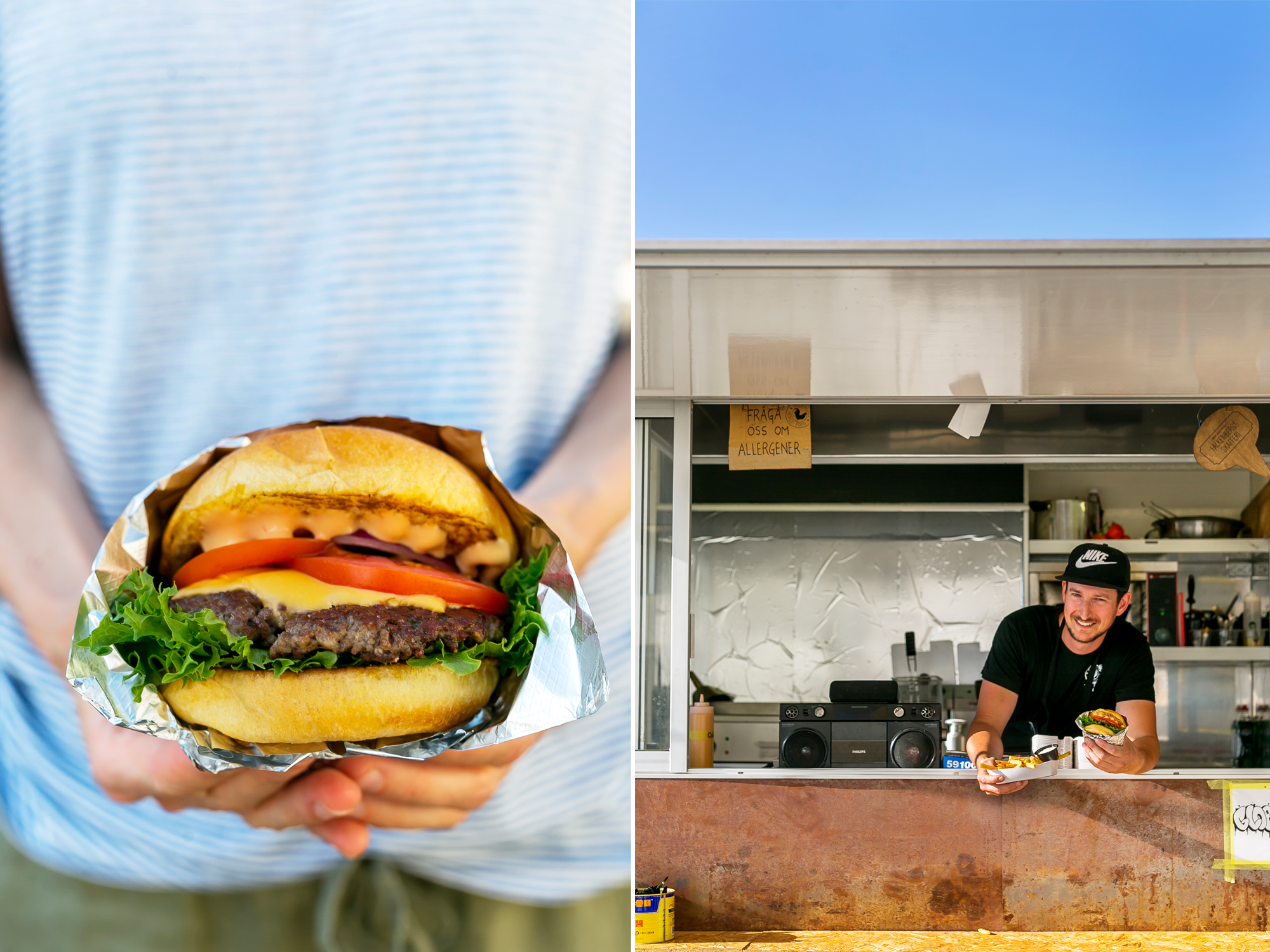 Foodtruck burgare Globalize