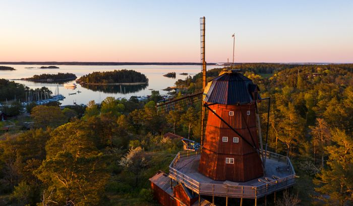 Utsikt över Utö - en del av Stockholm archipelago trail