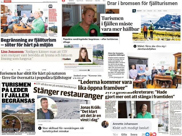 Utdrag från tidningsrubriker